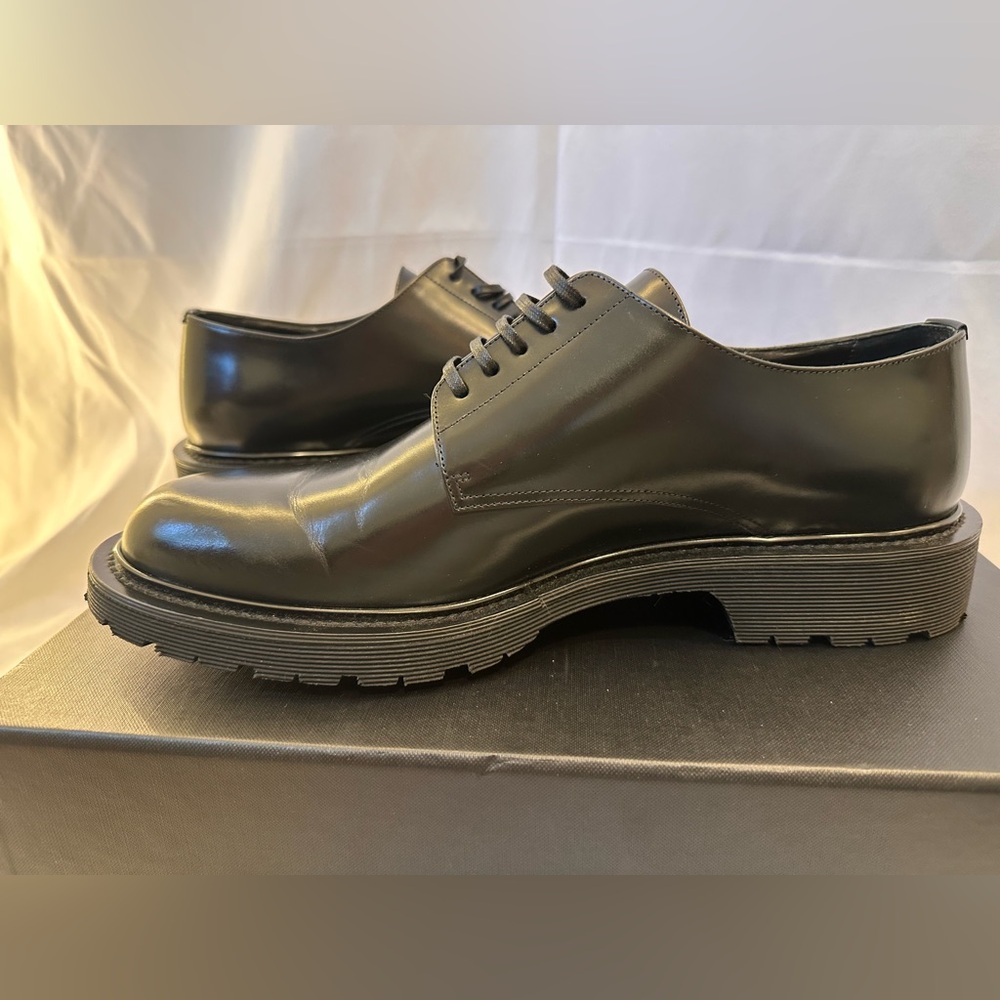 Saint Laurent Vaughn Oxford in Nero black formal dress shoe wedding groom IT 44 - Picture 13 of 16